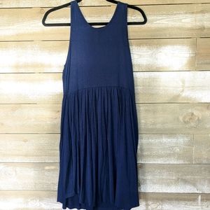 Navy Blue Size Medium Tank Dress